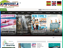 Tablet Screenshot of amphibiamagazine.com